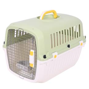 Переноска Transport 61.1x40.5x41.9 см для кошек и собак Pet Choice авиа  стандарт, зеленая 