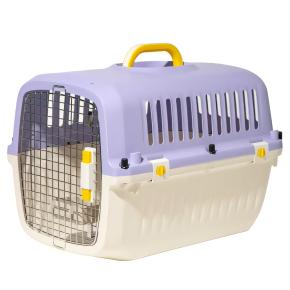 Переноска Transport 61.1x40.5x41.9 см для кошек и собак Pet Choice авиа стандарт, фиолетовая 