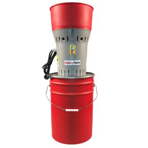 Зернодробилка HobbyFarm EM-25 для измельчения зерна электрическая с функцией мельницы / в комплекте 4 сита​