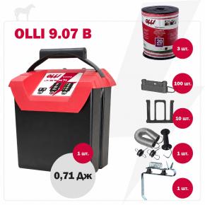 Комплект электропастуха Olli для лошадей 12В на 500 м