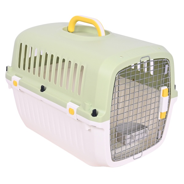 Переноска Transport 61.1x40.5x41.9 см для кошек и собак Pet Choice авиа  стандарт, зеленая 
