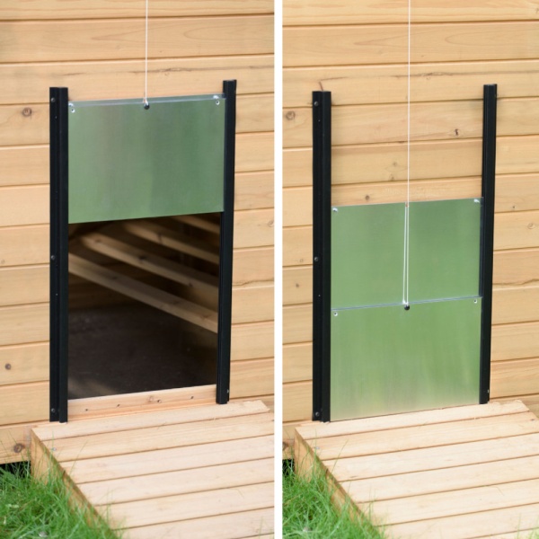 Двери курятника для автоматического открывателя Chicksafe