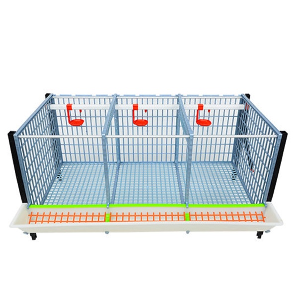 Клетка Comfortplast для бройлеров 3 секции, 2 яруса, пластиковая