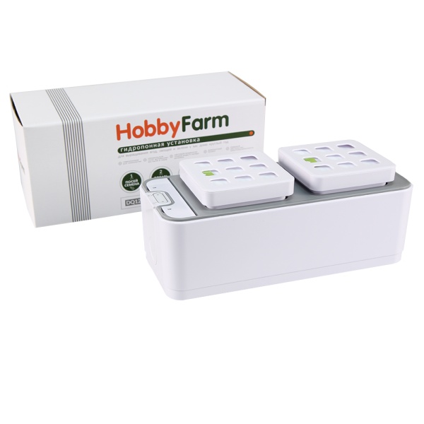 Гидропонная установка HobbyFarm Mini DQ1200, домашний умный смарт сад